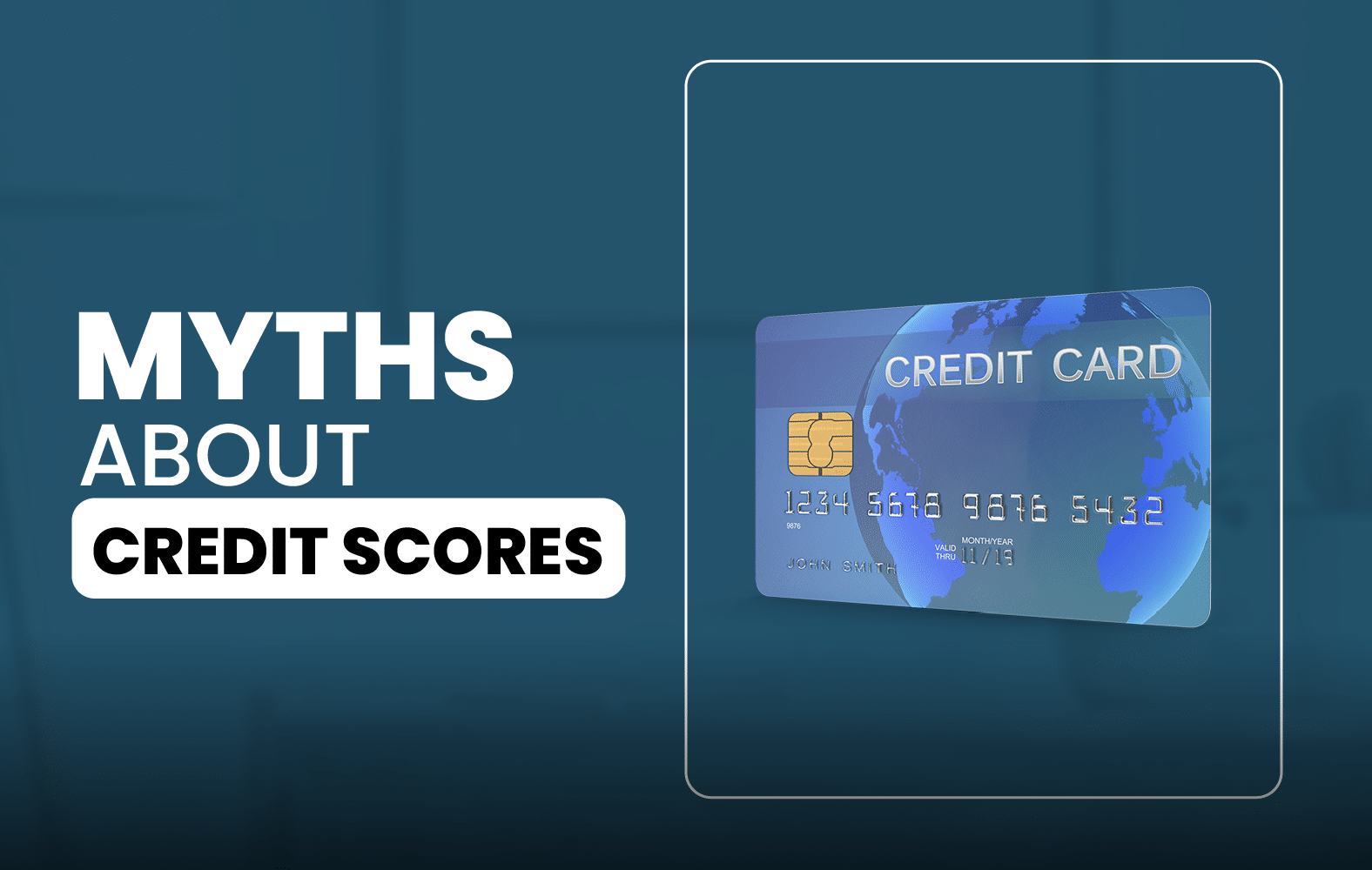 Some myths about credit scores